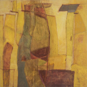 Lalibela, oil and pumice on panel, 36” x 36”